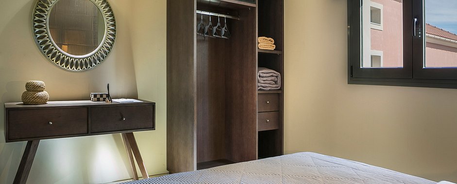 Kefalonia hotels: Skala, 2 bedroom apartments, swimming pool, sea view, bar. Pieno di Luce 